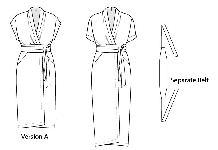 Wildwood Wrap Dress Sewing Pattern (PDF) – Sew House Seven